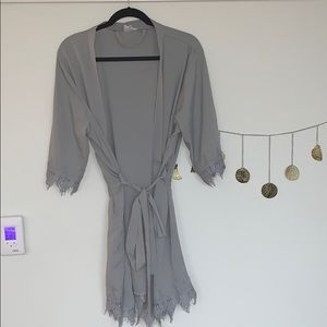 Gray robe
